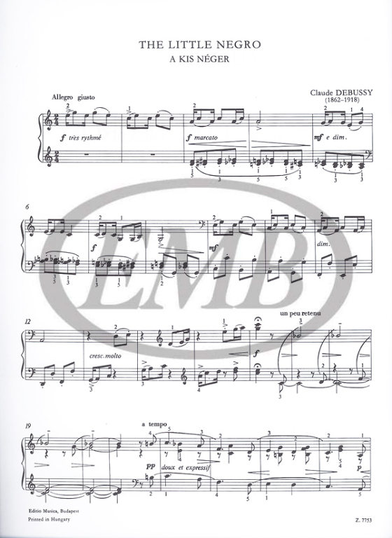 DEBUSSY C. - PEQUEÑO NEGRO -