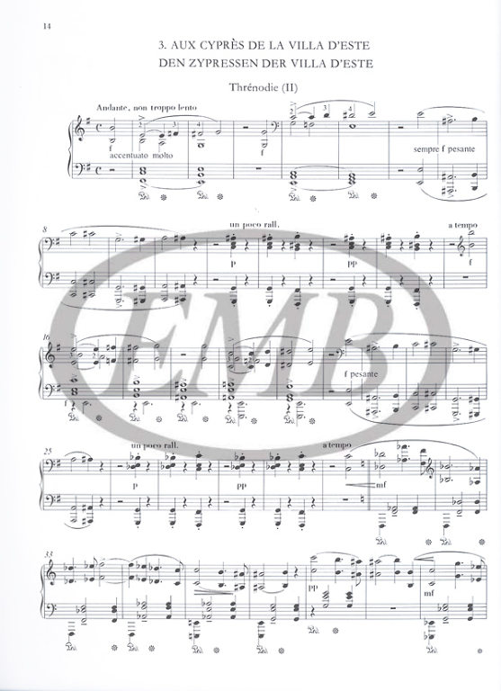LISZT F. - AÑOS DE PEREGRINAJE V.3 -