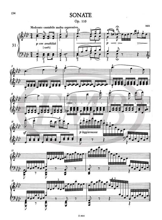 BEETHOVEN L.V. - SONATAS V.3 (24-32) URTEXT -