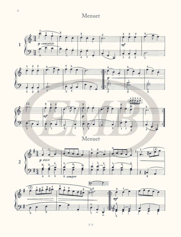 MOZART W.A. - PIEZAS INFANTILES DE 6 A 8 AÑOS (22 PIEZAS FACILES)