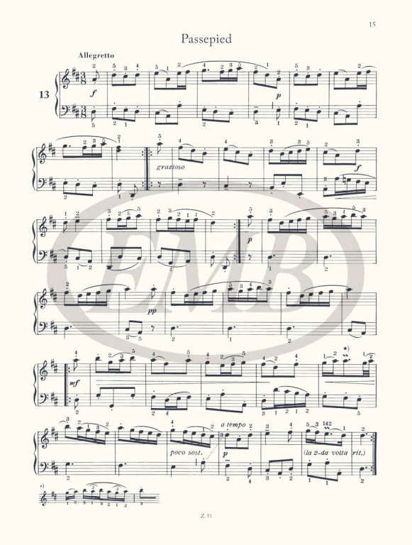 MOZART W.A. - PIEZAS INFANTILES DE 6 A 8 AÑOS (22 PIEZAS FACILES)