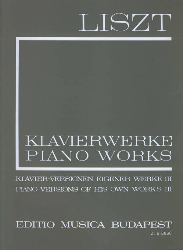 LISZT F. - VERSIONES PROPIAS OBRAS V.3 (I/17)