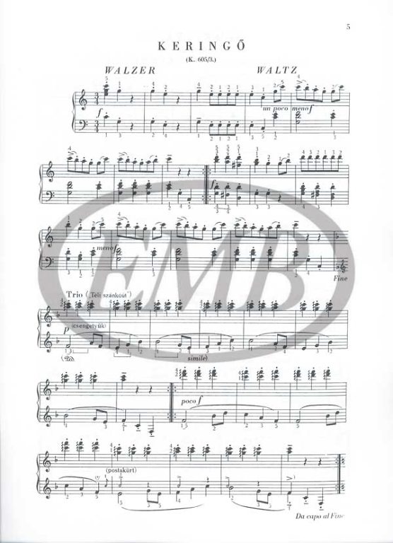MOZART W.A. - DANZAS FACILES (10) -
