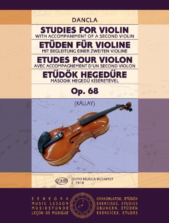 DANCLA CH. - ESTUDIOS (15) - OP.68 - VIOLIN -