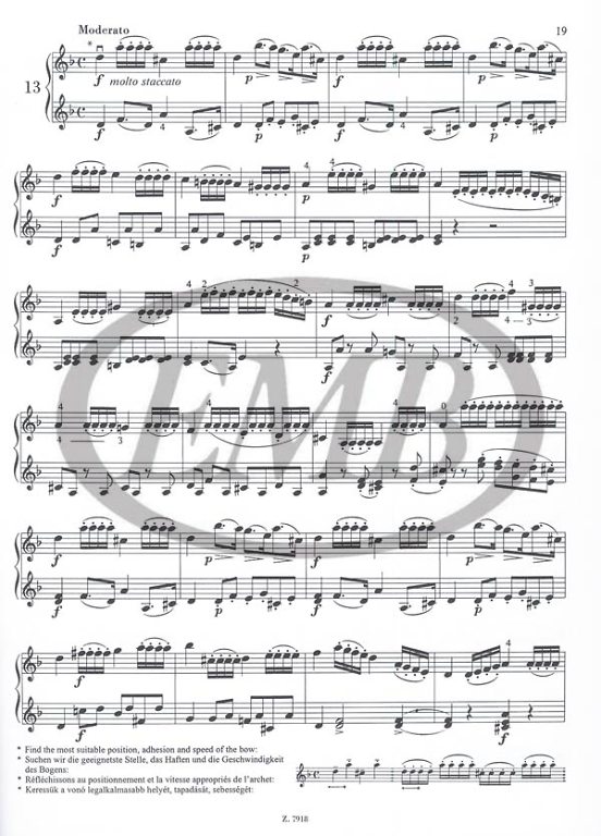 DANCLA CH. - ESTUDIOS (15) - OP.68 - VIOLIN -