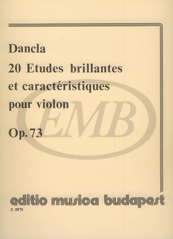 DANCLA CH. - ESTUDIOS BRILLANTES Y CARACTERISTICO(20) - OP.73