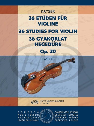 KAYSER H.E. - ESTUDIOS (36) - OP.20