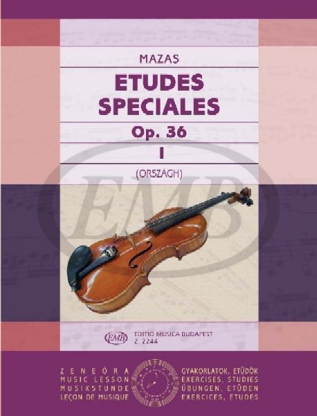 MAZAS J.F. - ESTUDIOS SELECTOS V.1 (1-10) (40) - OP.36