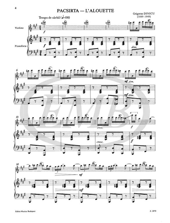 DINICU G. - HORA STACCATO -