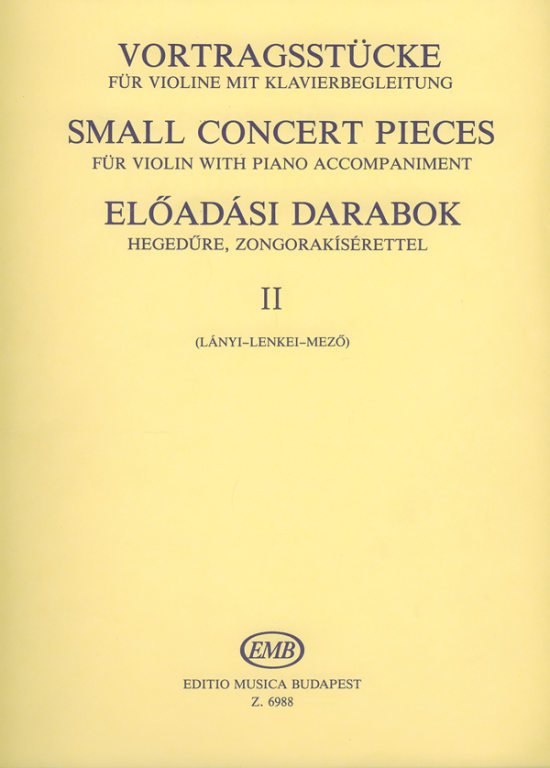 ALBUM - SMALL CONCERT PIECES  V.2 -
