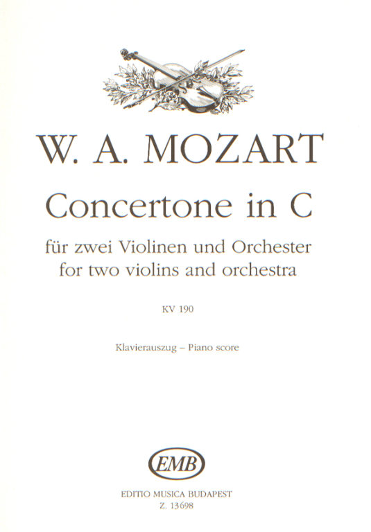 MOZART W.A. - CONCERTONE DO M -