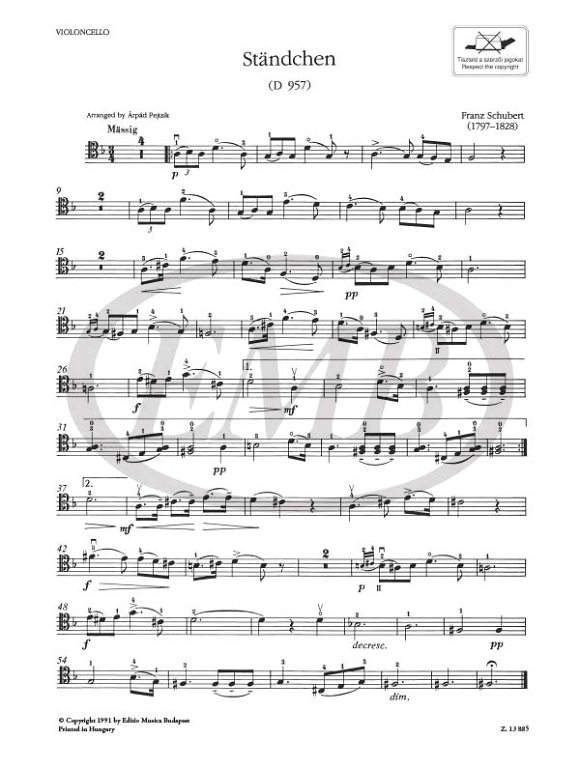 SCHUBERT F. - STANDCHEN -