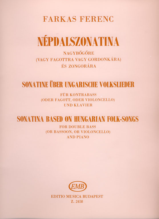 FARKAS F. - SONATINA POPULAR HUNGARA -