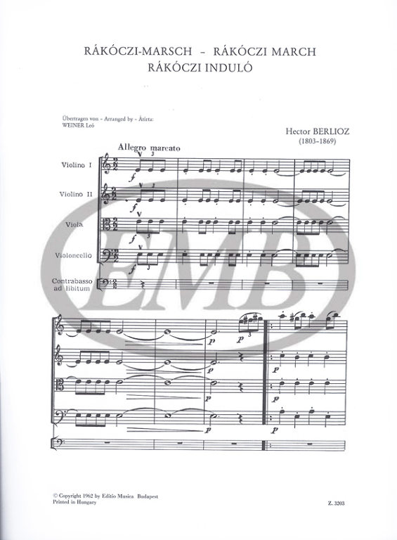 BERLIOZ H. - MARCHA RAKOCZI (JOVEN ORQUESTA) -
