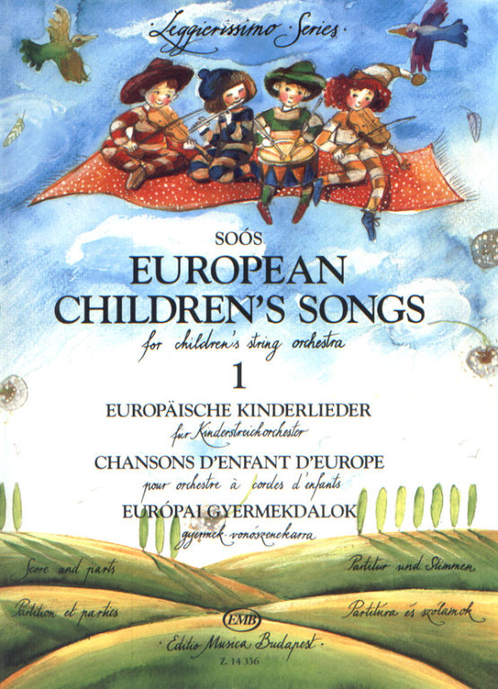 ALBUM - CANCIONES INFANTILES EUROPEAS V.1 (SC+PT) (JOVEN ORQUESTA DE CUERDA) -