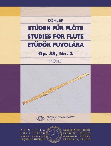KOHLER E. - ESTUDIOS AVANZADOS (8) - OP.33 Nº3