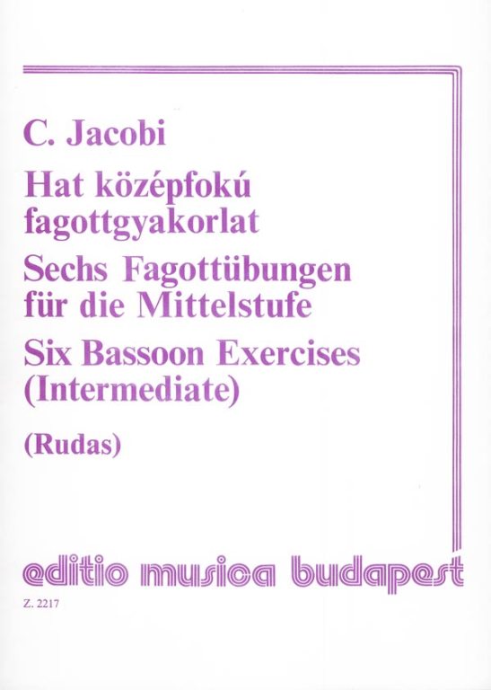 JACOBI C. - EJERCICIOS MEDIOS (6) - FAGOT-