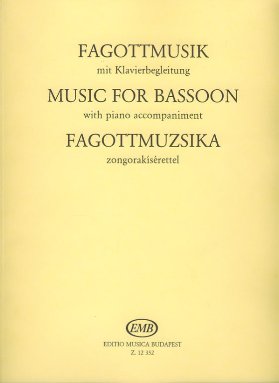 ALBUM - MUSICA PARA FAGOT -