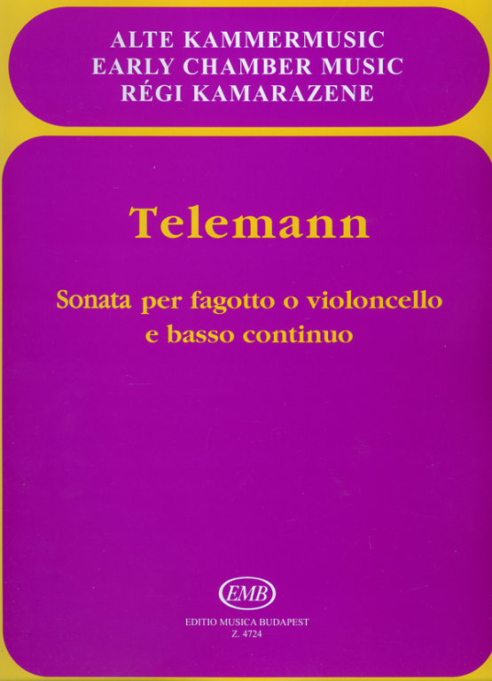 TELEMANN G.P. - SONATA MIb M -