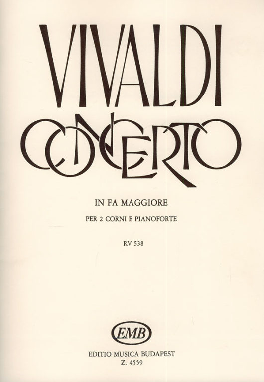 VIVALDI A. - CONCIERTO -