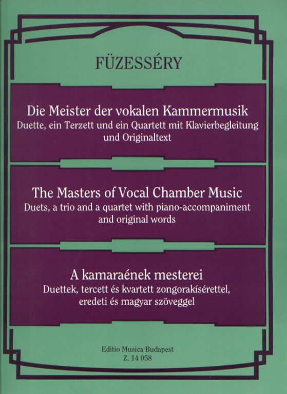 ALBUM - MAESTROS DE LA MUSICA DE CAMARA VOCAL -