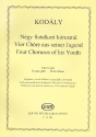 KODALY Z. - COROS DE SU JUVENTUD (4) -