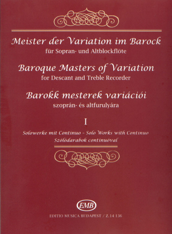 ALBUM - MAESTROS BARROCOS DE VARIACIONES V.1 -