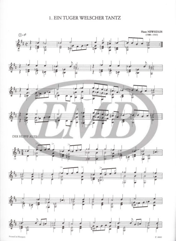 NEWSIDLER H. - DANZAS FACILES PARA LAUD (10) -