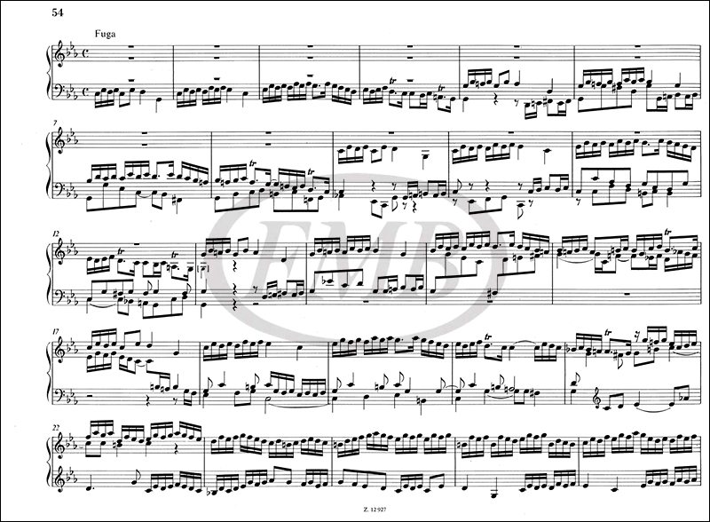 BACH J.S. - OBRA V.1 (PRELUDIOS Y FUGAS I) -