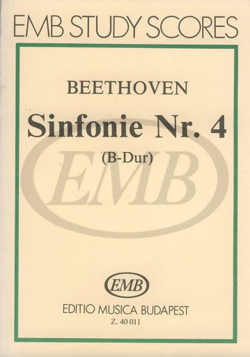 BEETHOVEN L.V. - SINFONIA Nº4 SI M - OP.60 (BOLSILLO)
