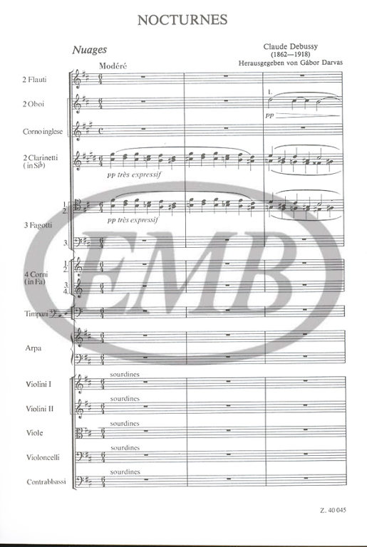 DEBUSSY C. - NOCTURNOS -
