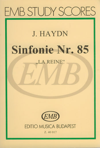 HAYDN J. - SINFONIA Nº85 SI M LA REINE - (BOLSILLO)