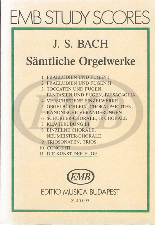 BACH J.S. - ARTE DE LA FUGA - (BOLSILLO)