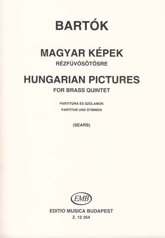 BARTOK B. - ESCENAS HUNGARAS (SC+PT)    2TP/TR/TB/TU -