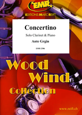GRGIN A. - CONCERTINO CLARINETE