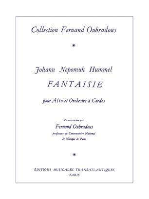 HUMMEL J.N. - FANTASIA (VLA/P) -