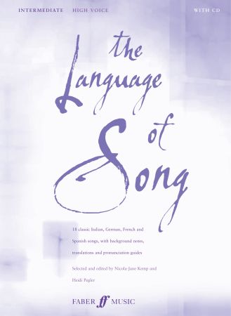 PEGLER/KEMP - LANGUAJE OF SONG -INTERMEDIATE- HIGH VOICE