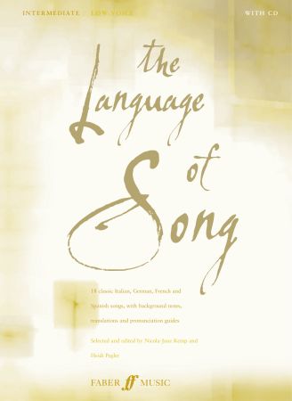 PEGLER/KEMP - LANGUAJE OF SONG - INTERMEDIATE LOW VOICE