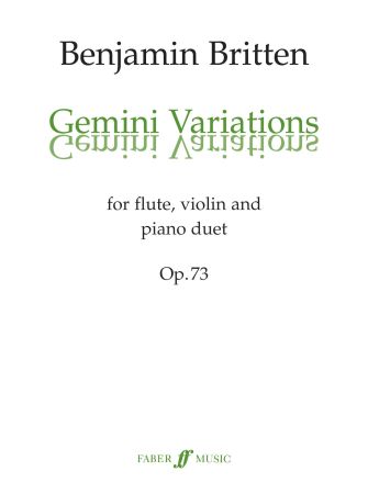 BRITTEN B. - GEMINI VARIATIONS (SC+PT)  FL/VP - OP.73