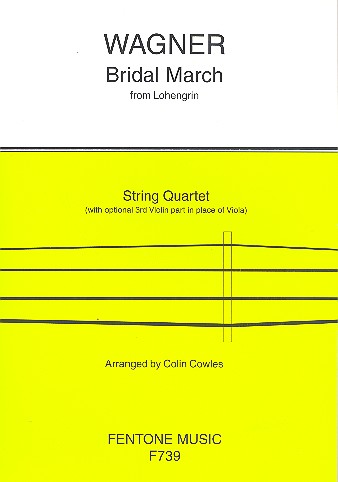 WAGNER R. - MARCHA NUPCIAL DE LOHENGRIN  2V/VA(V)/VC -