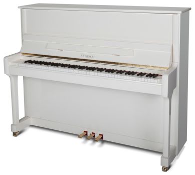 PIANO VERTICAL - FEURICH 115 BLANCO PULIDO (CON BANQUETA)