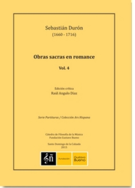 DURON S. - OBRAS SACRAS EN ROMANCE V.4