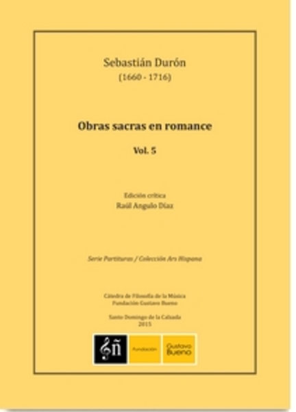 DURON S. - OBRAS SACRAS EN ROMANCE V.5