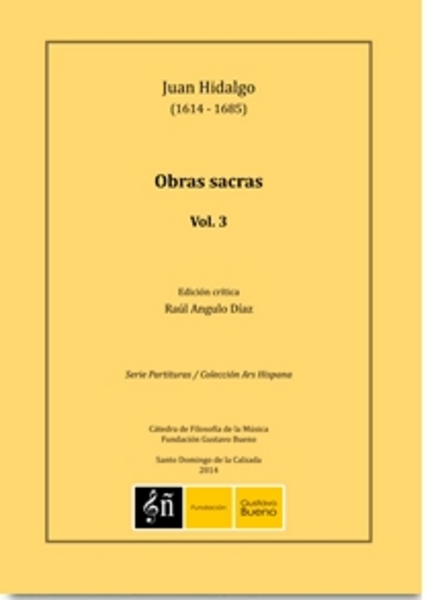 HIDALGO J. - OBRAS SACRAS V.3