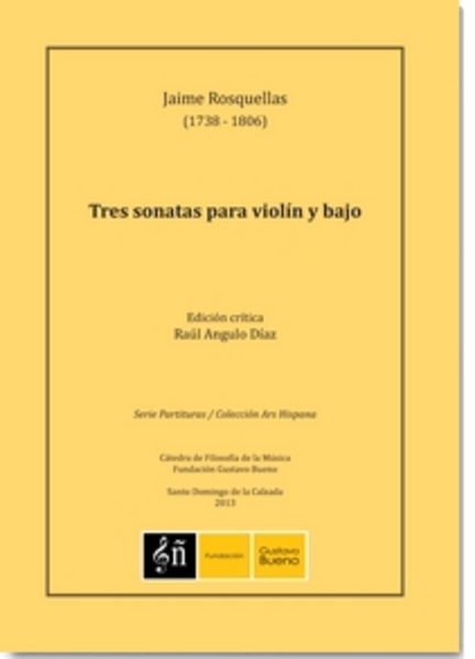 ROSQUELLAS  SONATAS PARA VIOLIN Y BAJO (3)