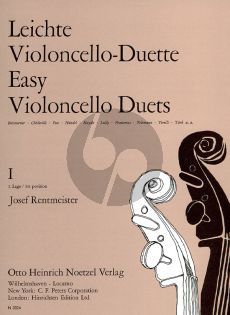 RENTMEISTER J. - LEICHTE CELLO-DUETS EASY