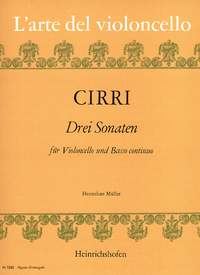 CIRRI G. - SONATAS (3) - (CELLO/P)