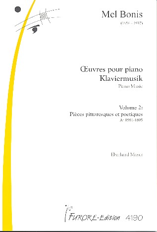 BONIS M. - OBRA PIANO V.2- PIEZAS PINTORESCAS Y POETICAS