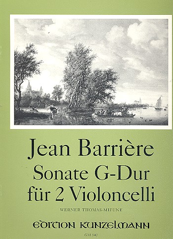 BARRIERE J. - SONATA SOLM - 2 VIOLONCHELOS