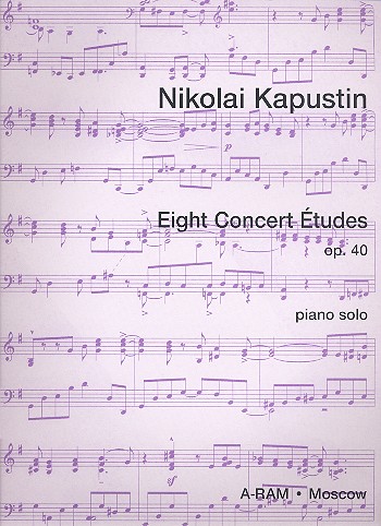 KAPUSTIN N. - ESTUDIOS DE CONCIERTO (8) OP.40